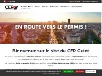 Website Screenshot CER GUIOT