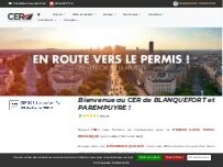 Website Screenshot CER ECR PISTES MOTO BATEAU REMORQUE