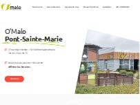 Website Screenshot O’Malo Pont Sainte Marie