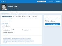 Website Screenshot Dr Marc Even : Gynécologue obstétricien - Paris