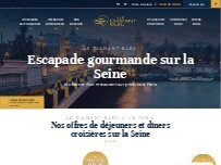 Website Screenshot La croisière gourmande - Le Diamant Bleu