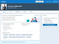 Website Screenshot Dr André Mihalache : Gynécologue obstétricien - Paris