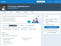 Website Screenshot Dr Frérérique Isnard-Bogillot : Gynécologue obstétricien - La Défense
