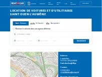 Website Screenshot Rent A Car