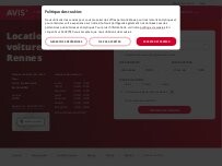 Website Screenshot Avis Location Voiture - Gare Rennes