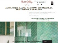 Website Screenshot MAISON ZELLIGE