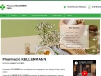 Website Screenshot Pharmacie Kellermann