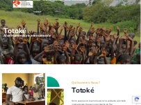 Website Screenshot TOTOKÉ ASSOCIATION HUMANITAIRE INTERNATIONALE