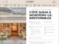 Website Screenshot Côté Sushi Montigny Le Bretonneux (St Quentin en Yvelines)
