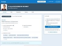 Website Screenshot Dr Ayla SHOKRZADEH-BONNET - Gynécologue Obstétricien - Montmorency