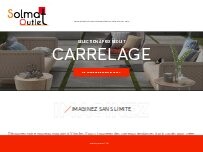 Website Screenshot Solmat : Carrelage 1er choix à prix discount