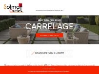 Website Screenshot Solmat : Carrelage 1er choix à prix discount