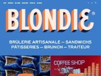 Website Screenshot Blondie Coffee Shop