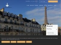 Website Screenshot Hôtel Eiffel Kensington