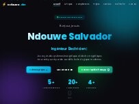 Website Screenshot Ndouwe Salvador Ingénieur Électricien