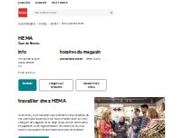 Website Screenshot HEMA