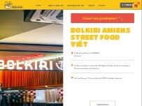 Website Screenshot BOLKIRI Amiens Street Food Viêt