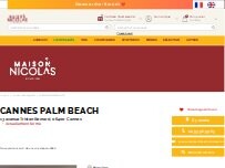 Website Screenshot Nicolas Cannes Palm Beach