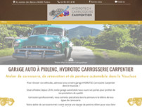 HYDROTECH - CARROSSERIE CARPENTIER website screenshot