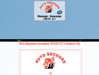 AUTO SECOURS website screenshot