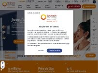 Website Screenshot Harmonie Mutuelle
