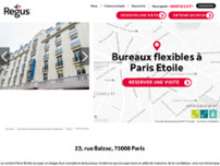 Screenshot for http://www.regus.fr/office-space/france/paris/paris-etoile/?utm_source=Google_Places&utm_medium=Places&utm_campaign=Places