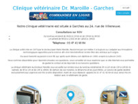 CLINIQUE VETERINAIRE DU DR MAROILLE website screenshot