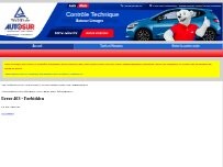 Website Screenshot Contrôle Technique AUTOSUR Limoges - TUV DCTA - Auto et Moto