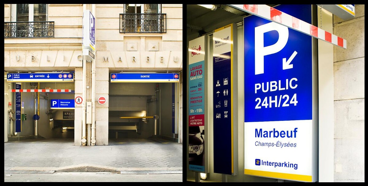 Images Parking Interparking Marbeuf Champs-Elysées