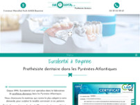 EURODENTAL SARL website screenshot