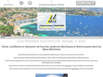 ELECTRICITE ELECTRONIQUE MARINE C AZUR website screenshot