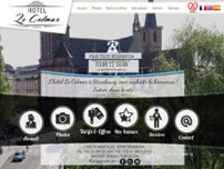 Hôtel le Colmar website screenshot