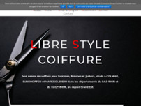 Libre Style Coiffure website screenshot