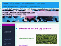 Marie-Christine Charpentier Avril website screenshot