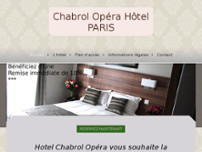 HOTEL CHABROL OPERA website screenshot