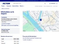Website Screenshot Action Paris Bastille