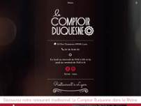 LE COMPTOIR DUQUESNE website screenshot