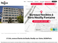 Screenshot for http://www.regus.fr/office-space/france/paris/paris-neuilly-fontaine/?utm_source=Google_Places&utm_medium=Places&utm_campaign=Places