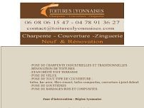 TOITURES LYONNAISES website screenshot