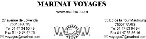 MARINAT VOYAGES Logo