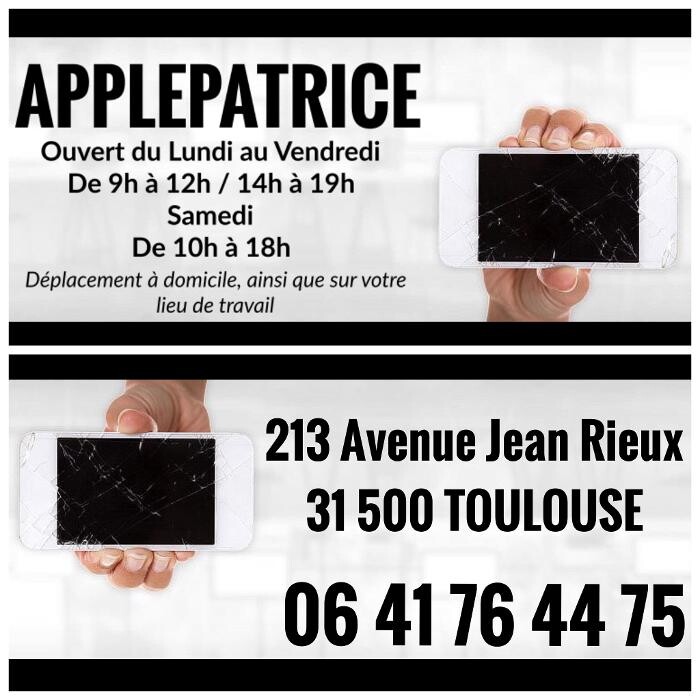 Images Applepatrice reparation telephone mobile iphone apple samsung toulouse