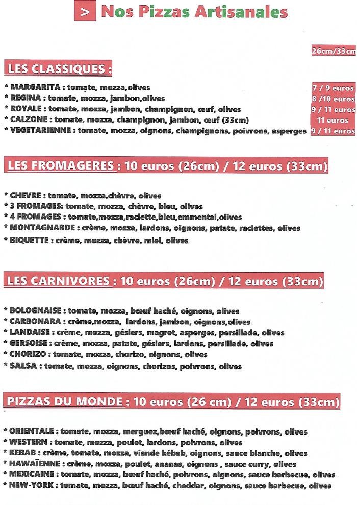 Images L' Adagio 40 pizzas artisanales à emporter