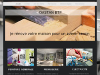 DASTAN BTP website screenshot