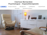 Clarisse Bernardon website screenshot