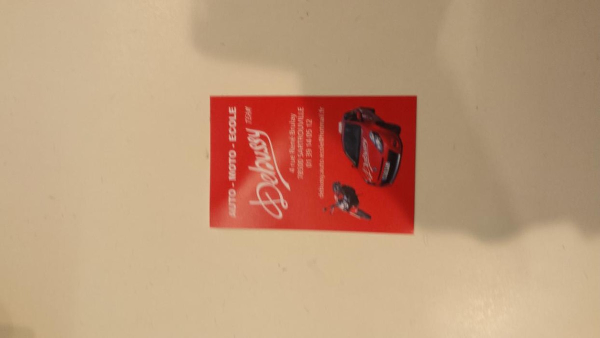 Images Debussy auto école