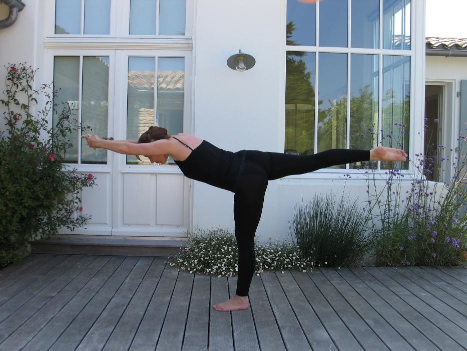 Images Sandrine cours de yoga