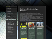 PEINTURE ELECTROSTATIQUE SERVICES website screenshot