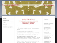 Amandine Roustant website screenshot