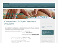 Cabinet Chiropratique Axelle Foucaud website screenshot