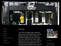 Lesage tattoo website screenshot